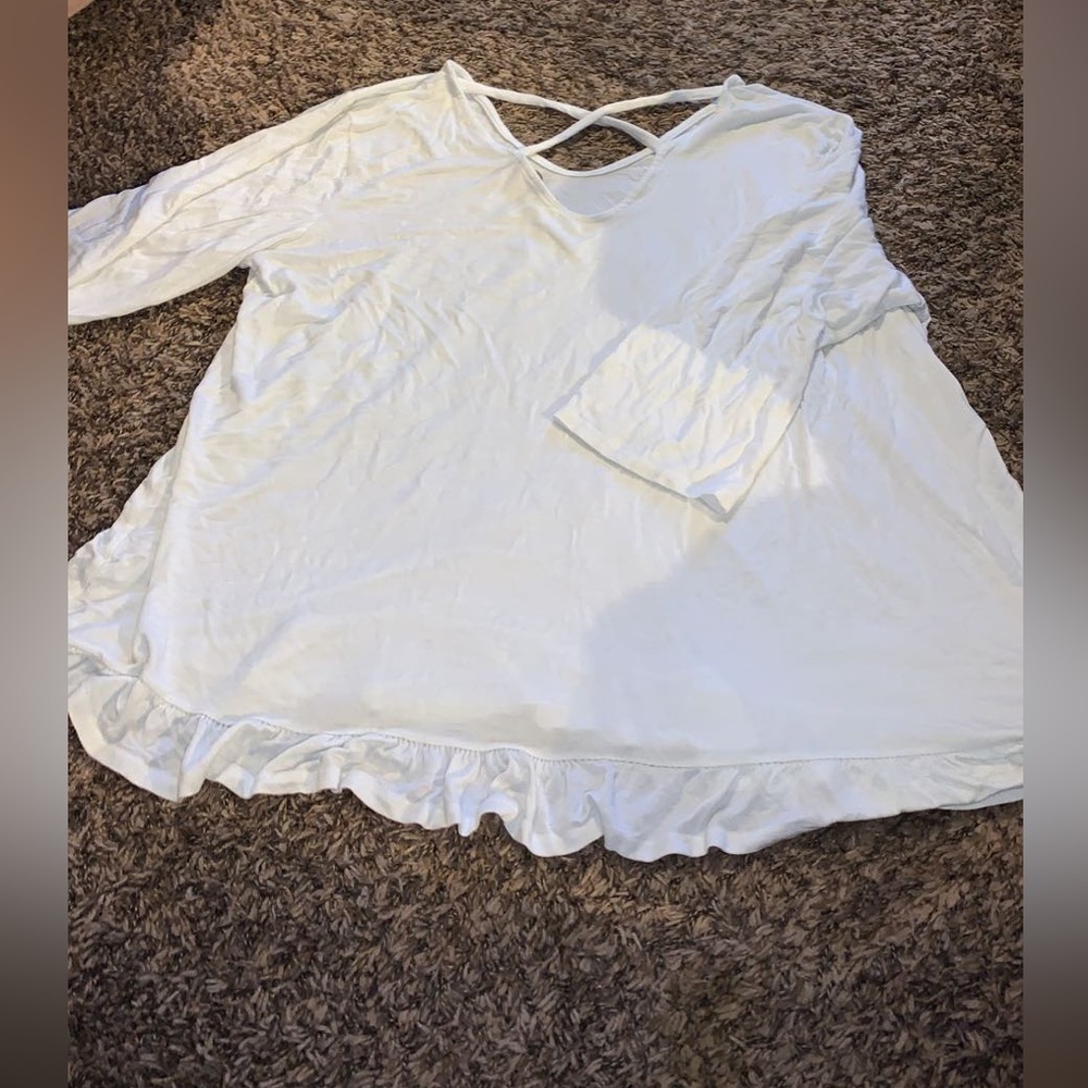 Beautiful white boutique tunic.